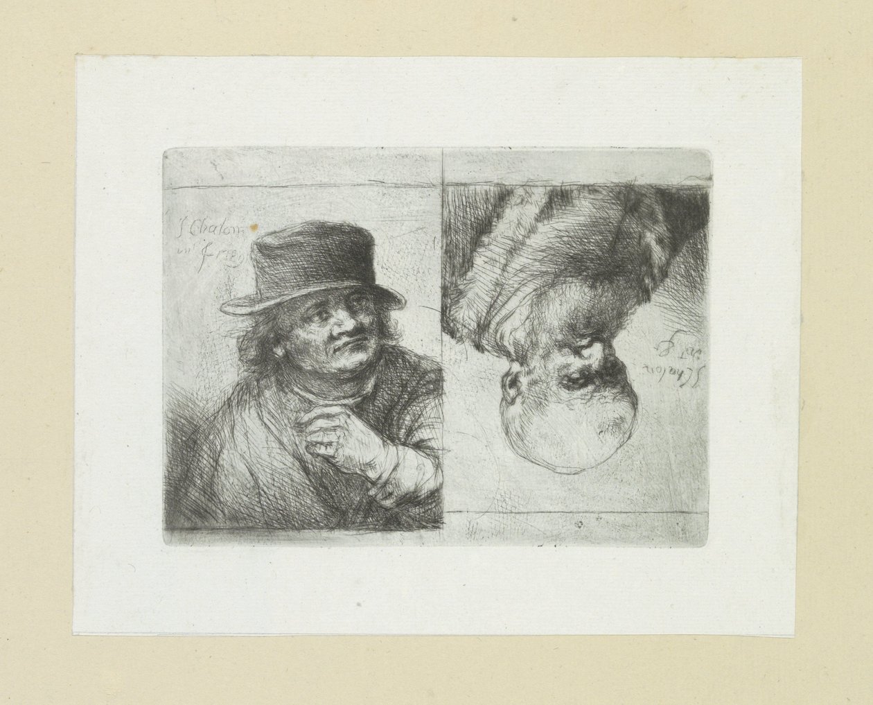 Twee mansportretten
A Obra Completa de Etchings de John Chalon / Oeuvre Complette des Eaux Fortes par Jean Chalon (título da série) de Jan Chalon