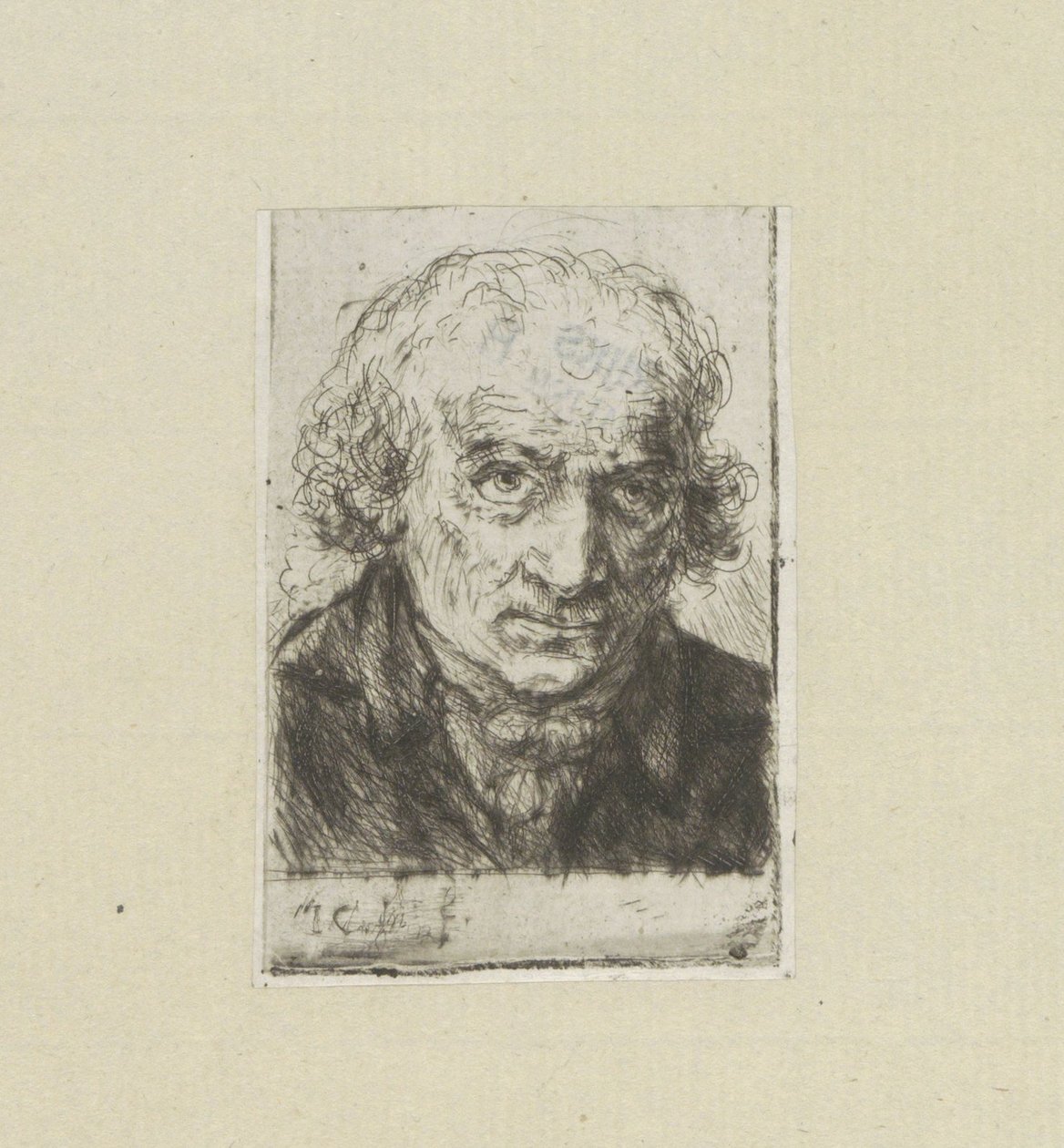 Volwassen man, naar rechts
A Obra Completa de Etchings de John Chalon / Oeuvre Complette des Eaux Fortes par Jean Chalon (título da série) de Jan Chalon