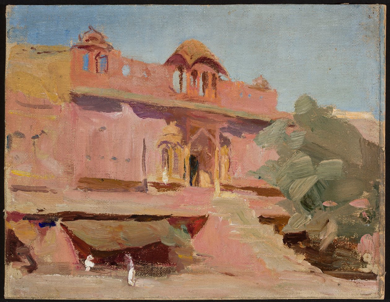 Jaipur - edifícios. De uma viagem à Índia de Jan Ciągliński