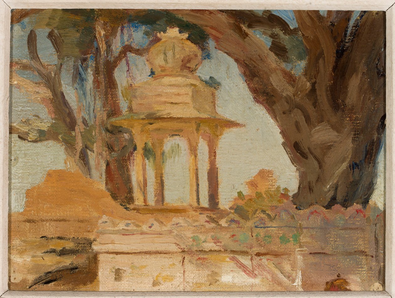 Santuário indiano de Hiesa em Udaipur. De uma viagem à Índia de Jan Ciągliński