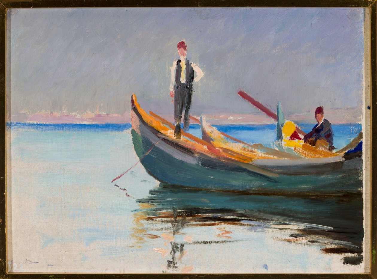 Barcos no mar. Da viagem a Constantinopla de Jan Ciągliński