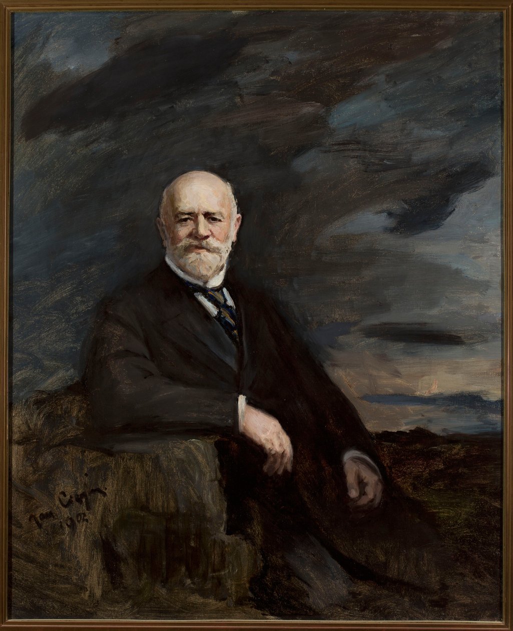 Retrato de Jan Bloch de Jan Ciągliński