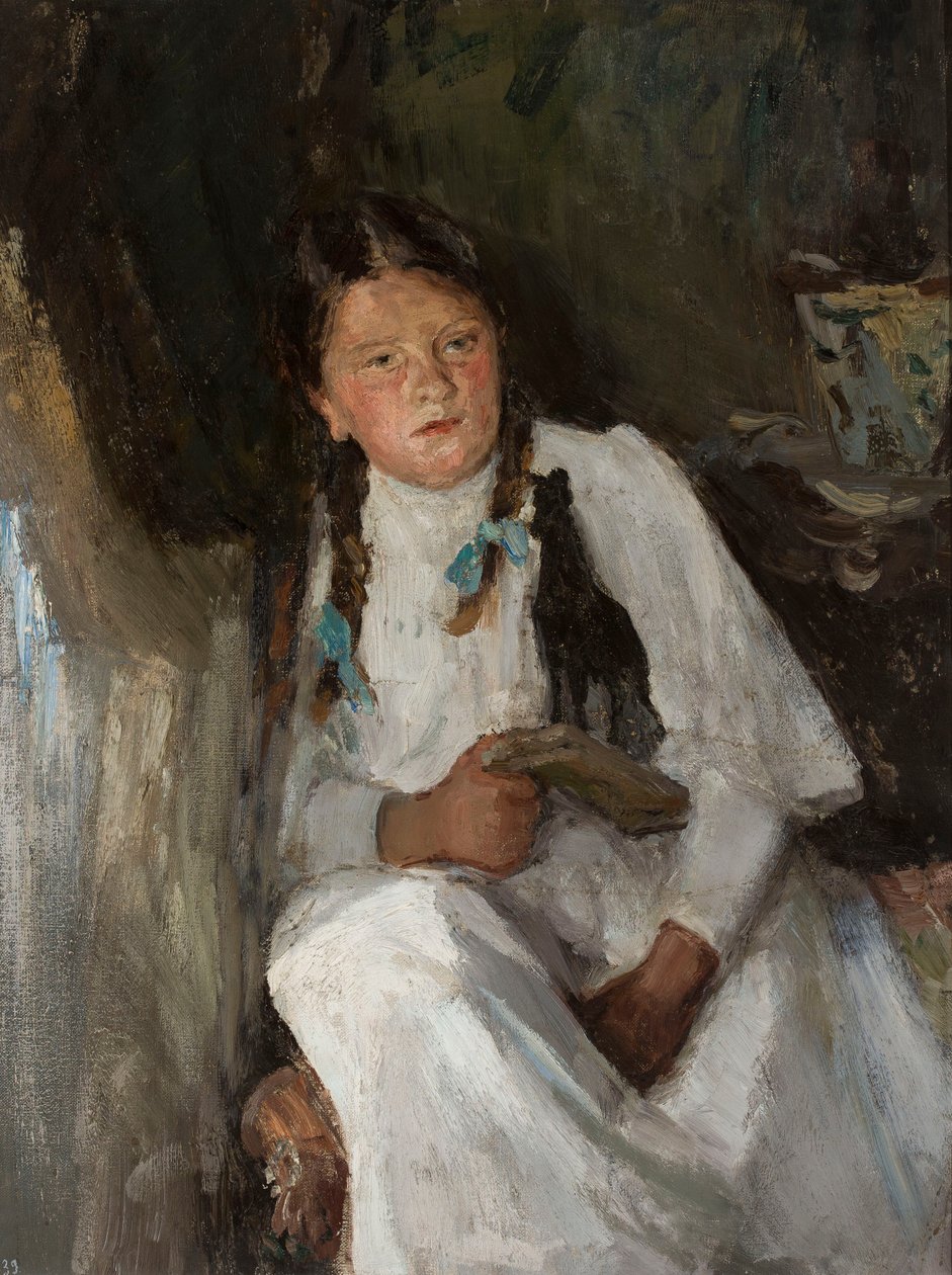 Retrato de uma menina de Jan Ciągliński