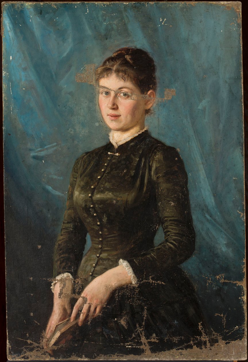 Retrato de uma jovem dama de Jan Ciągliński