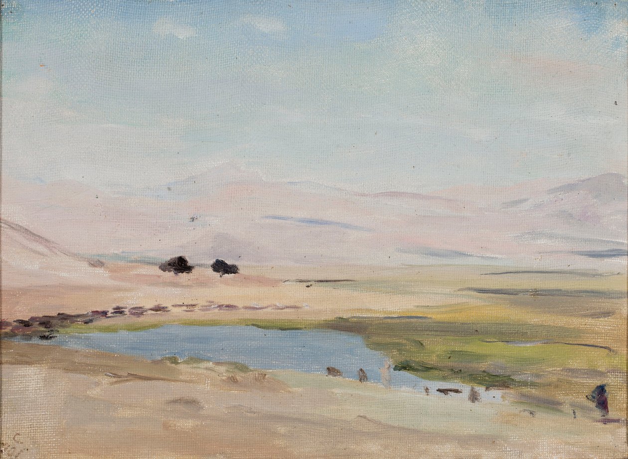 Deserto junto ao Mar Morto. De uma viagem à Palestina de Jan Ciągliński
