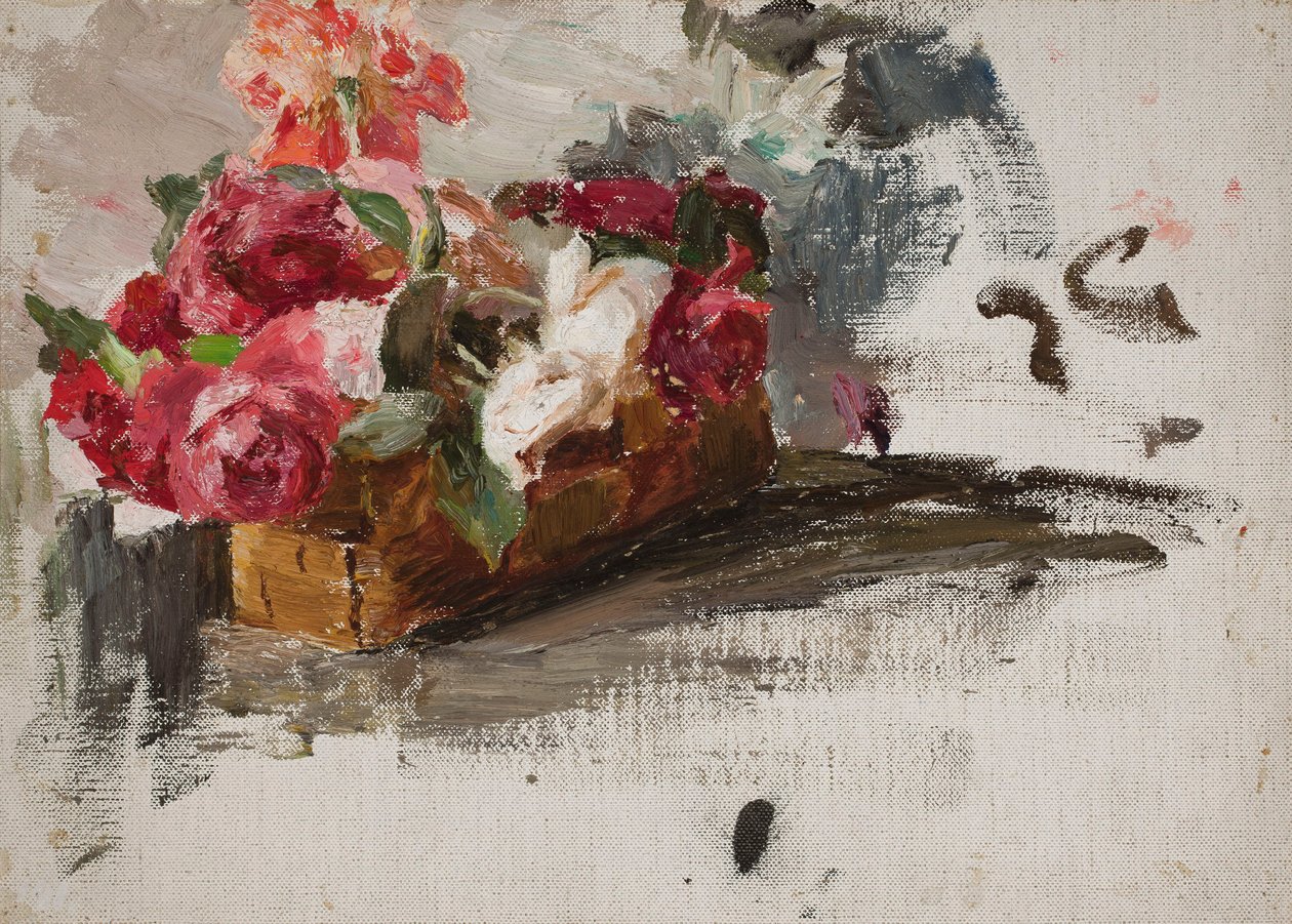 Rosas num cesto de Jan Ciągliński