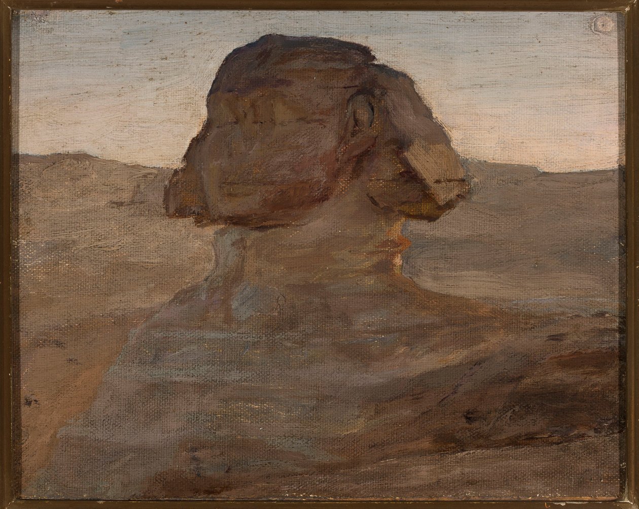 A Esfinge ao entardecer. De uma viagem ao Egipto de Jan Ciągliński