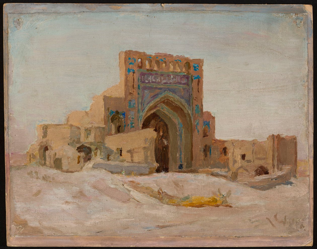 Antiga mesquita persa. Da viagem ao Turquestão de Jan Ciągliński