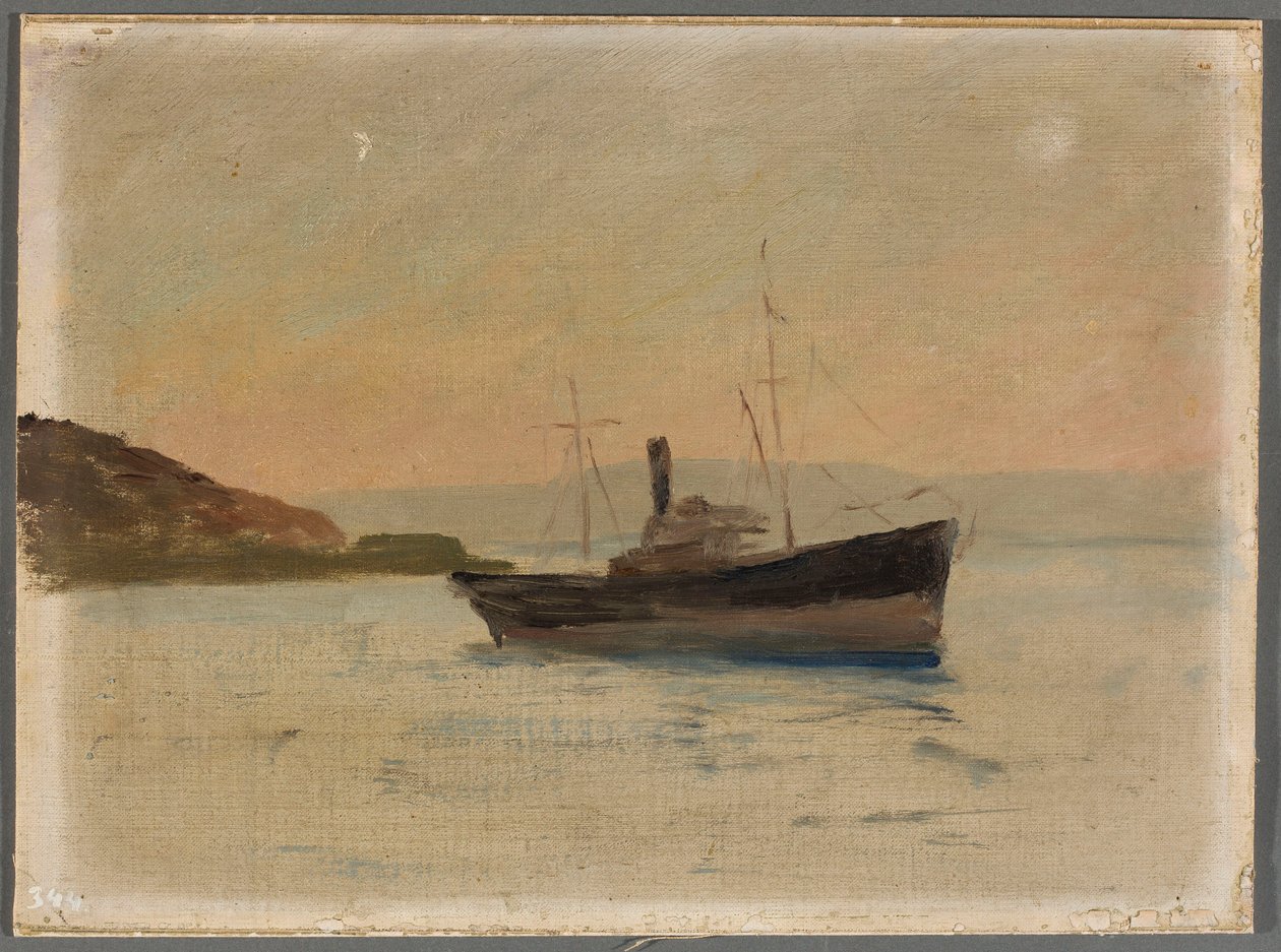 Navio no mar Negro. De uma viagem a Constantinopla de Jan Ciągliński