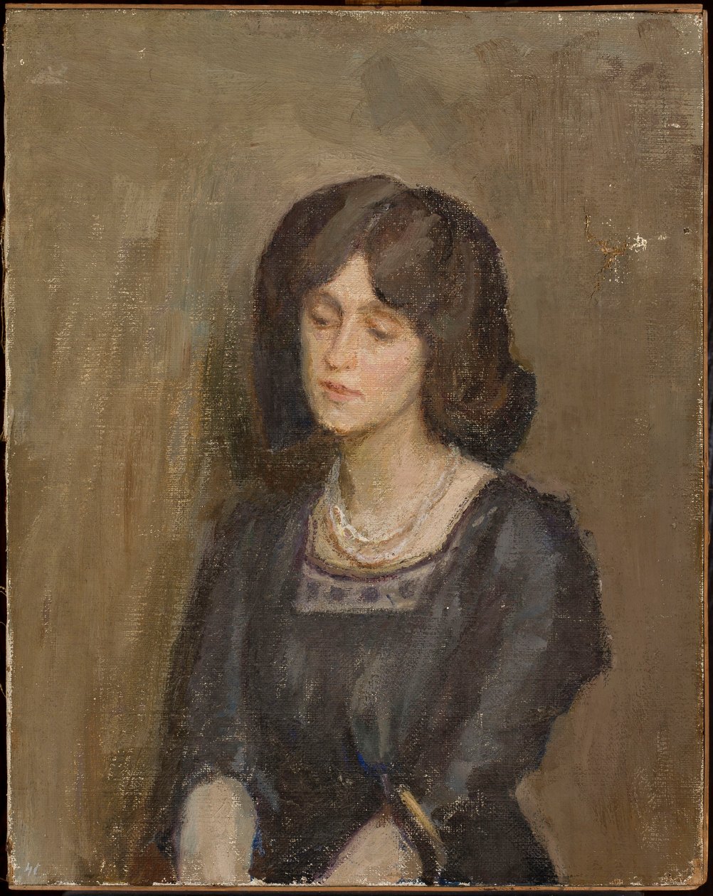 Estudo de retrato de uma mulher de Jan Ciągliński
