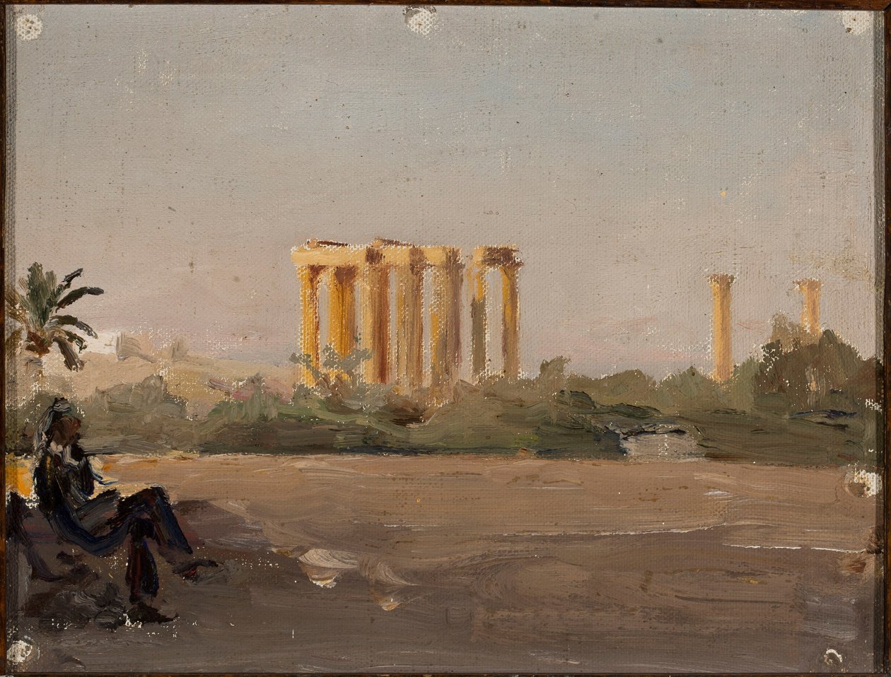 Templo de Júpiter em Atenas. De uma viagem à Grécia de Jan Ciągliński