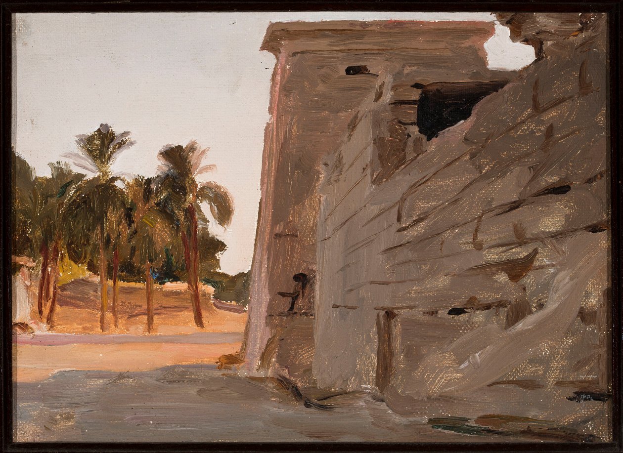 Templo de Khonsu em Karnak. De uma viagem ao Egito de Jan Ciągliński