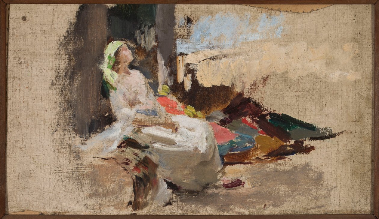 Esboço para a pintura «Potocka em Bakhchysarai» de Jan Ciągliński