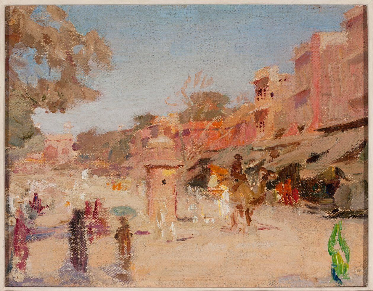 Rua em Jaipur. De uma viagem à Índia de Jan Ciągliński