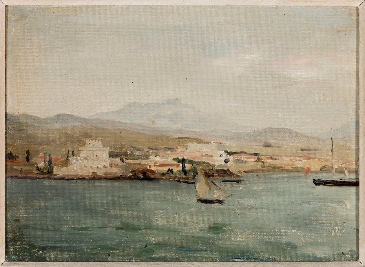 Vista do porto de Salónica. Da viagem à Palestina de Jan Ciągliński