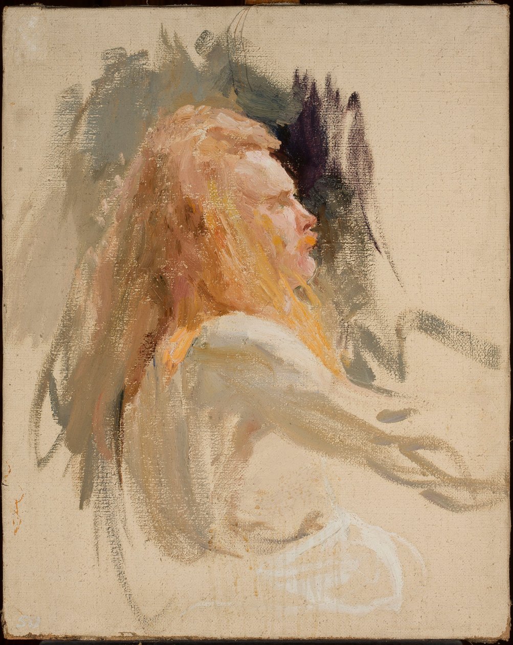 Zygfryd, estudo de retrato de Jan Ciągliński