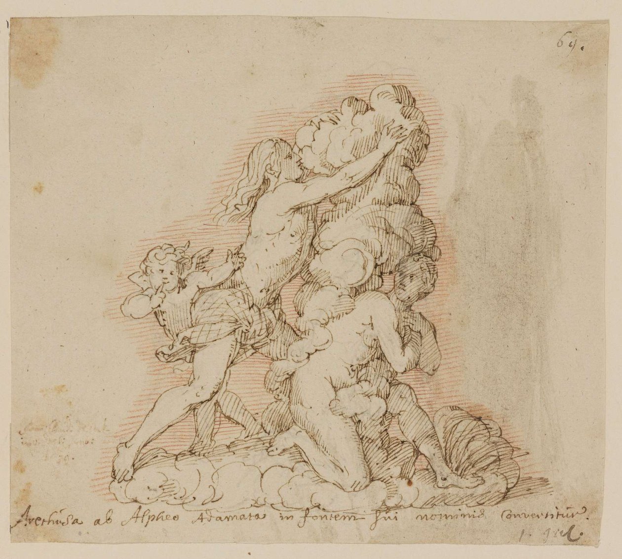 Alfeu e Arethusa de Jan Claudius de Cock