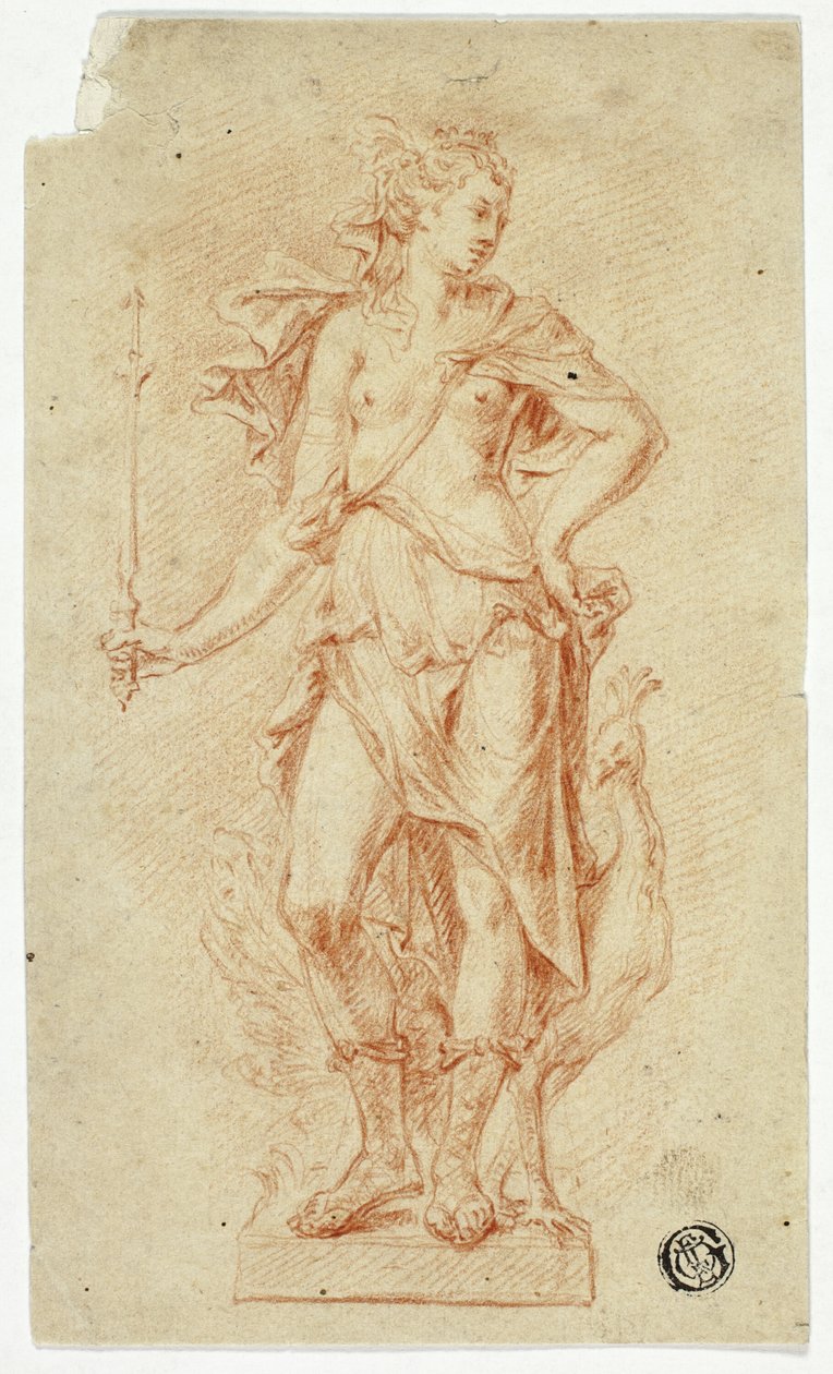 Estátua de Juno com Ceptro e Pavão de Jan Claudius de Cock