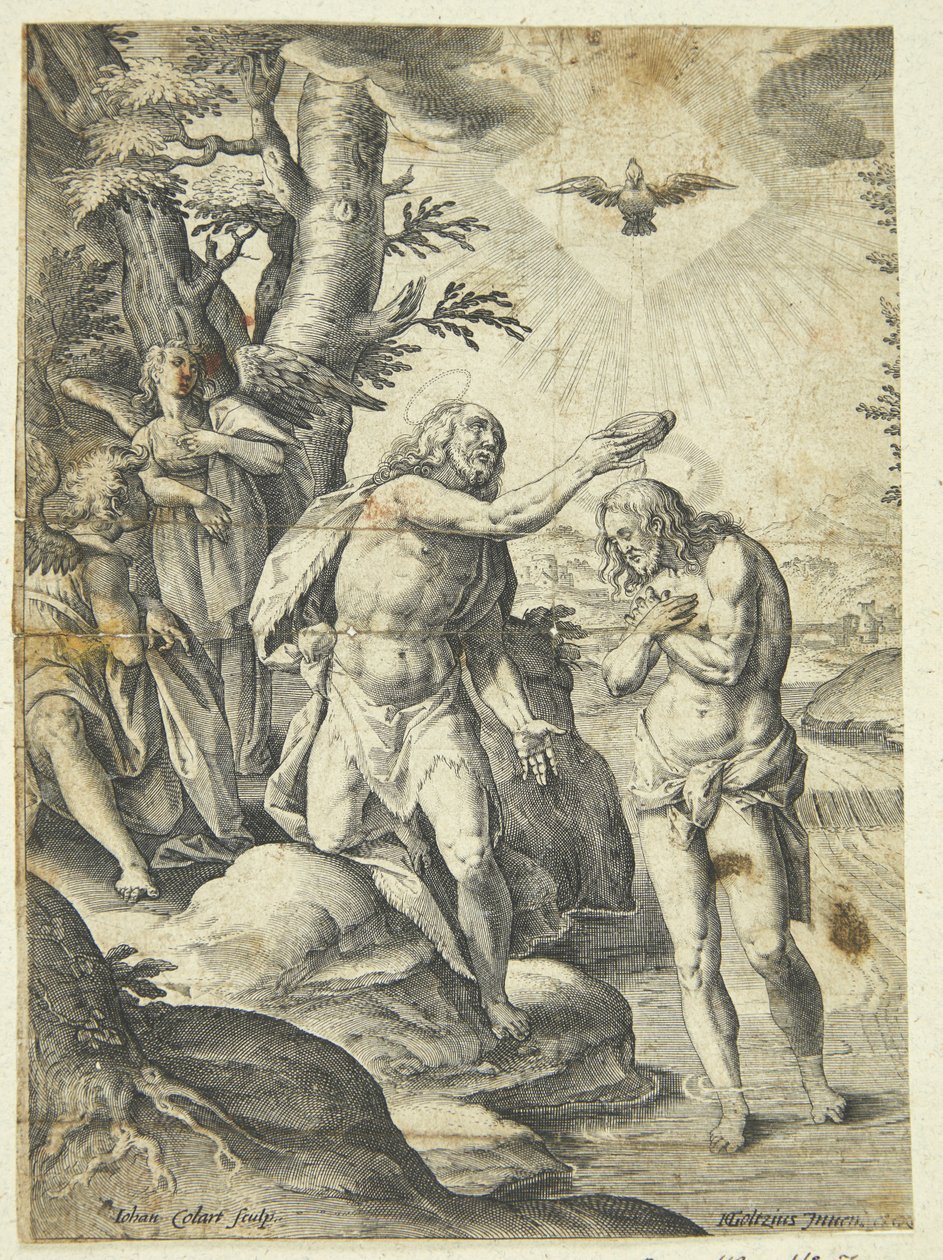 Batismo de Cristo de Jan Collaert II