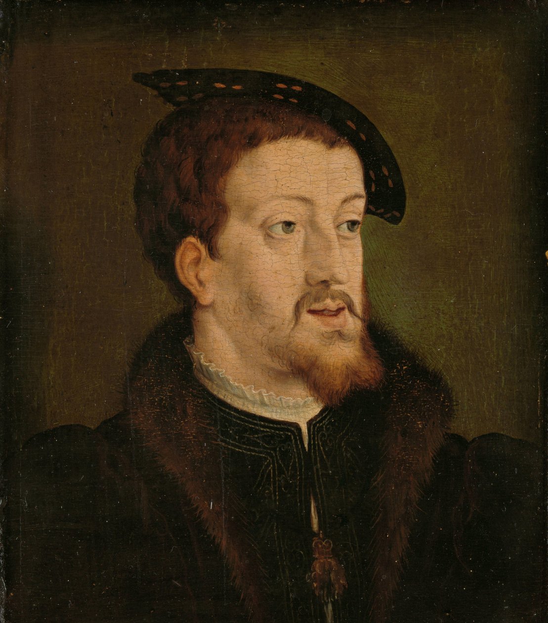 Retrato de Carlos V, Santo Imperador Romano de Jan Cornelisz Vermeyen (manner of)