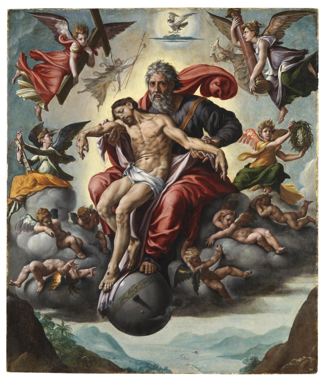 Neerlandês: O propiciatório da Santíssima Trindade de Jan Cornelisz Vermeyen