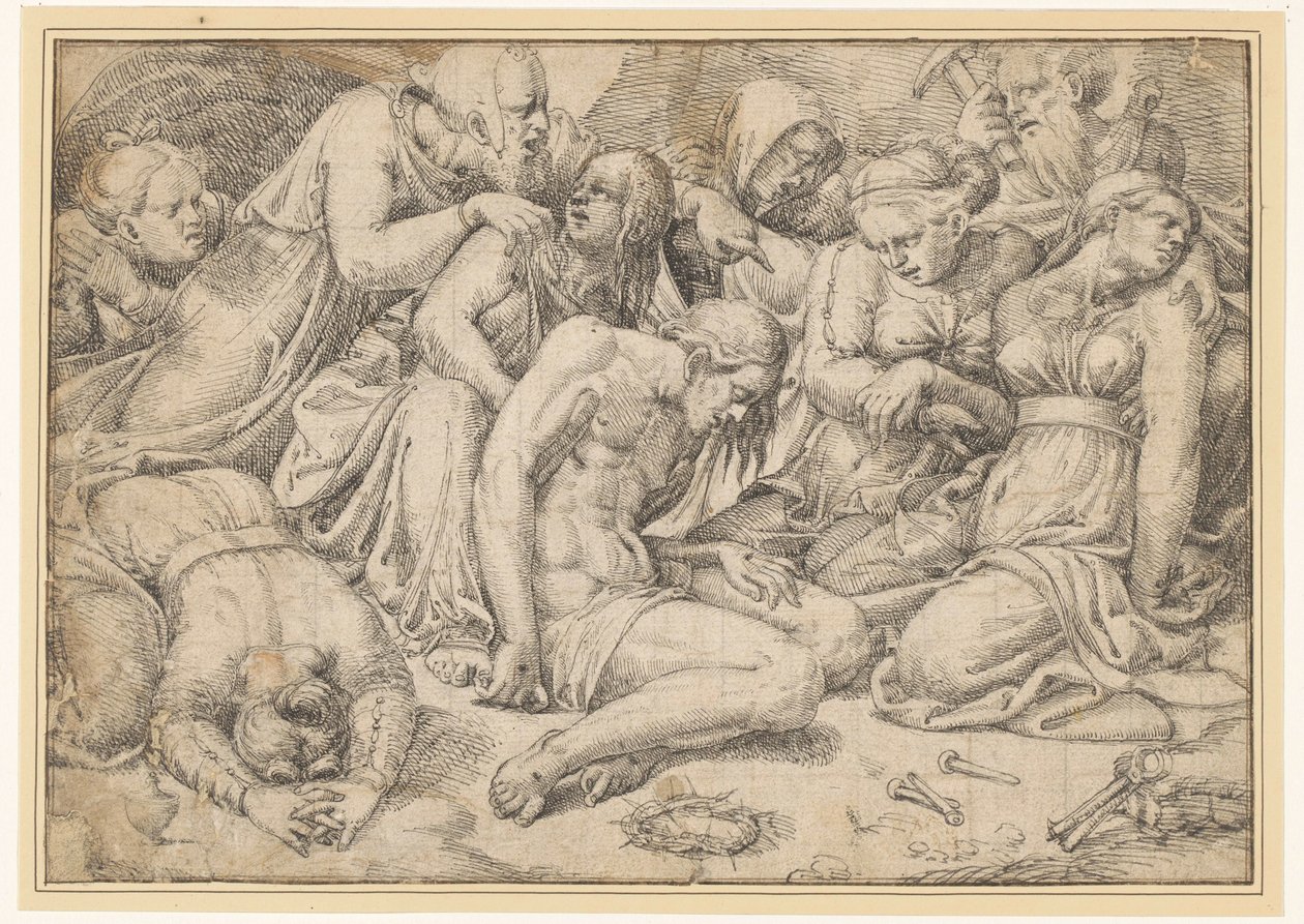 A Lamentação de Cristo De Bewening de Jan Cornelisz Vermeyen