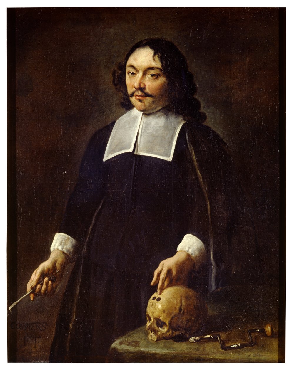 Um Cirurgião (óleo sobre tela) de Jan Cossiers