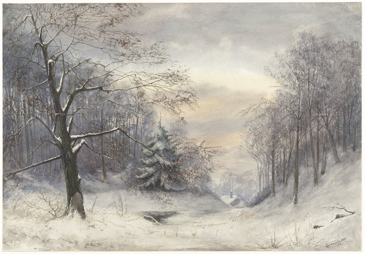 Paisagem de Inverno de Jan Daniël Cornelis Carel Willem baron de Constant Rebecque