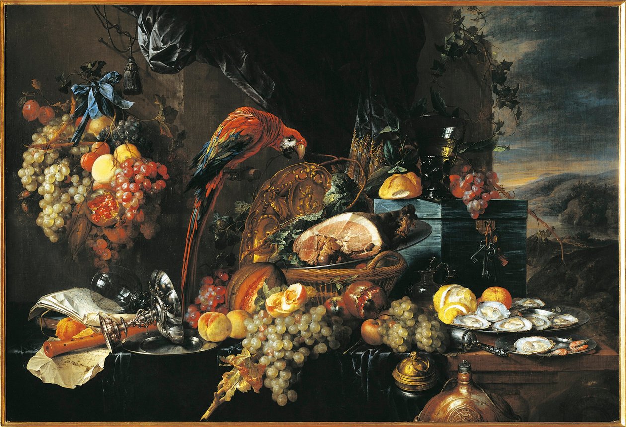 Natureza Morta (óleo sobre tela) de Jan Davidsz de Heem