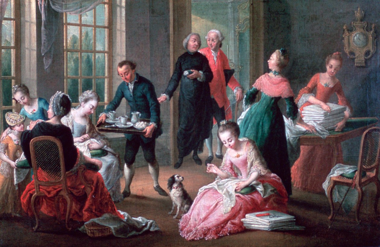 Chá da tarde, 1778 de Jan Garemijn