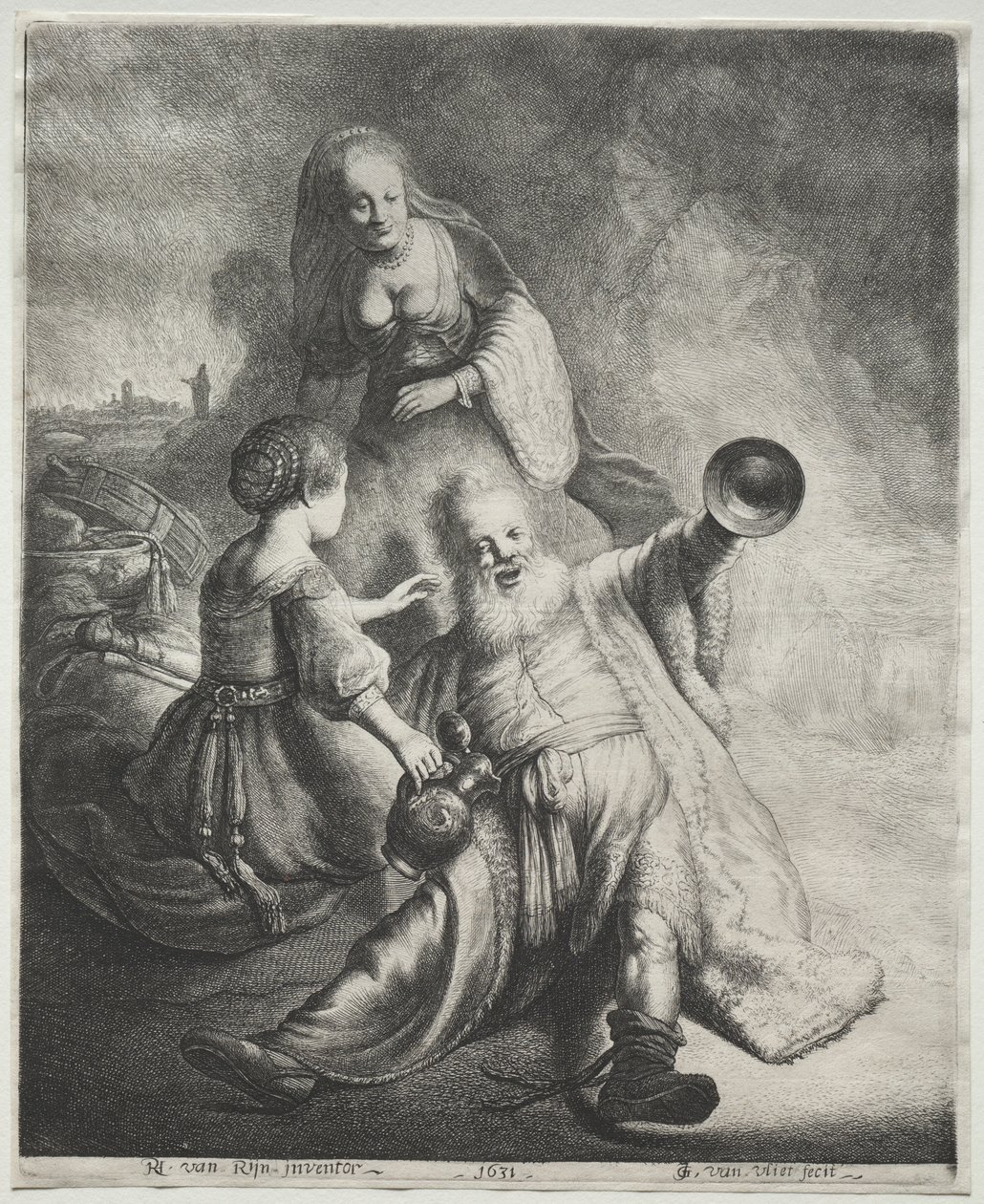Ló e Suas Filhas, 1600. de Jan Georg van Vliet