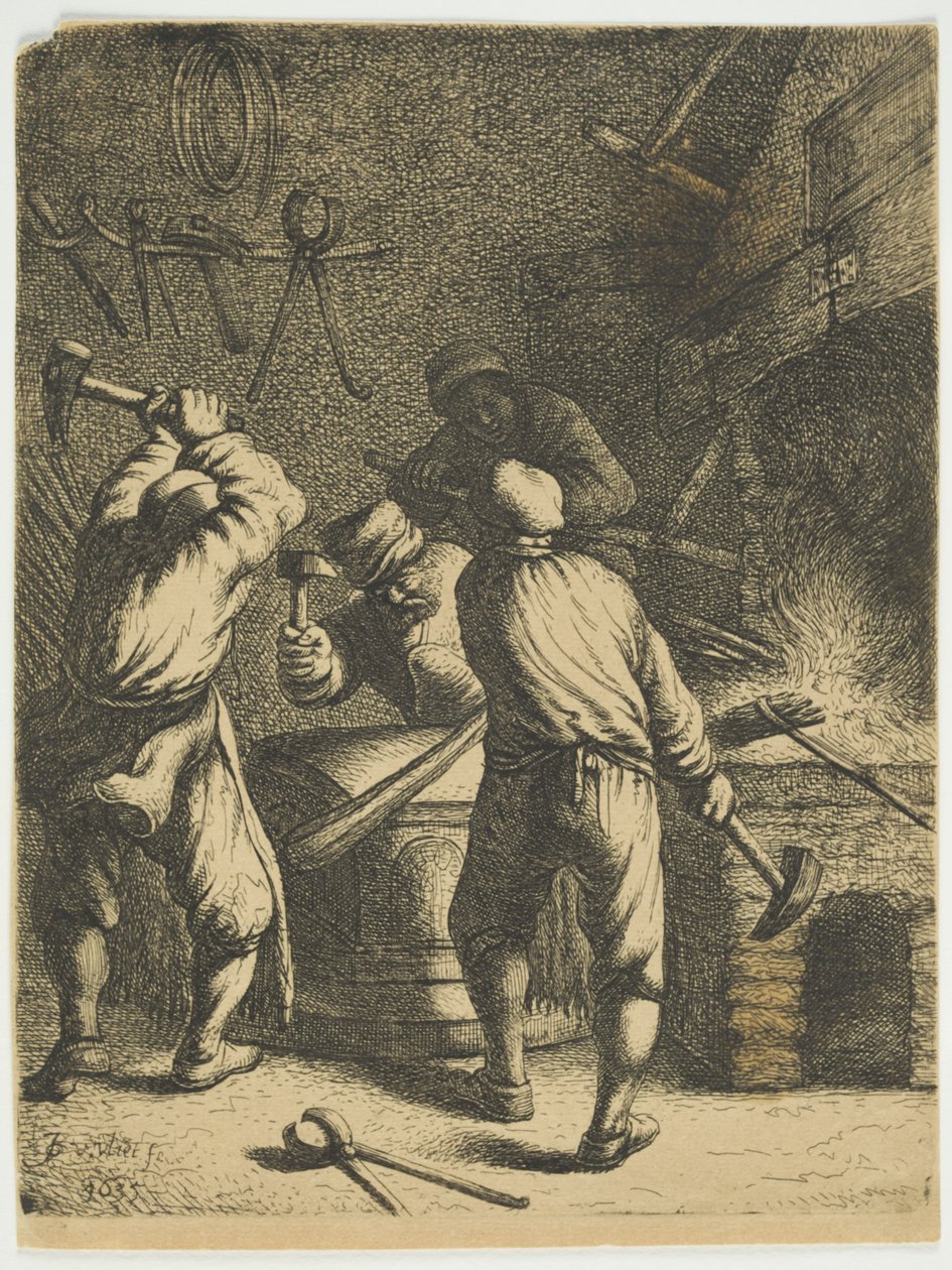 Forja, 1630-35 de Jan Georg van Vliet