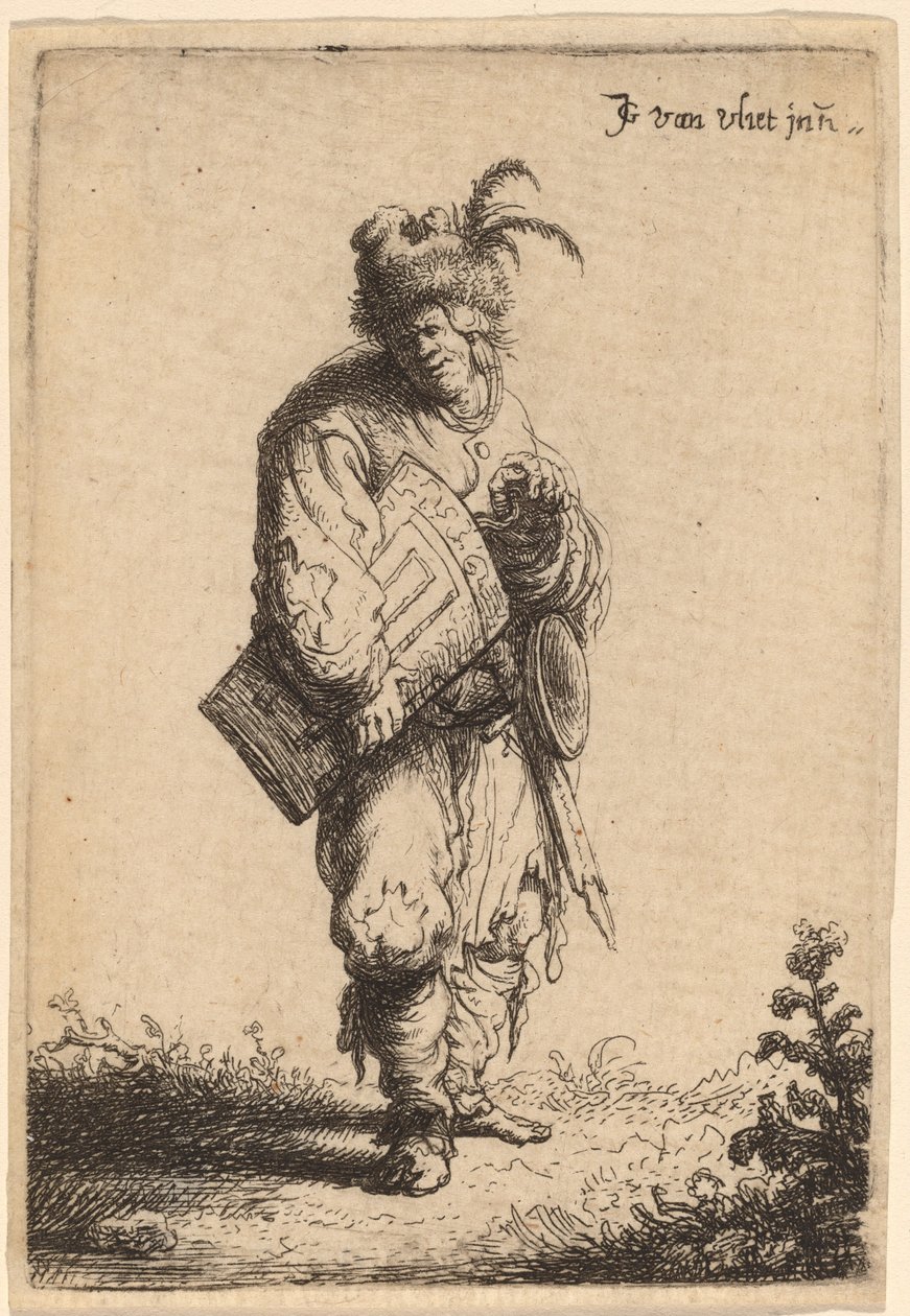 The Hurdy-Gurdy Player, 1632. de Jan Georg van Vliet