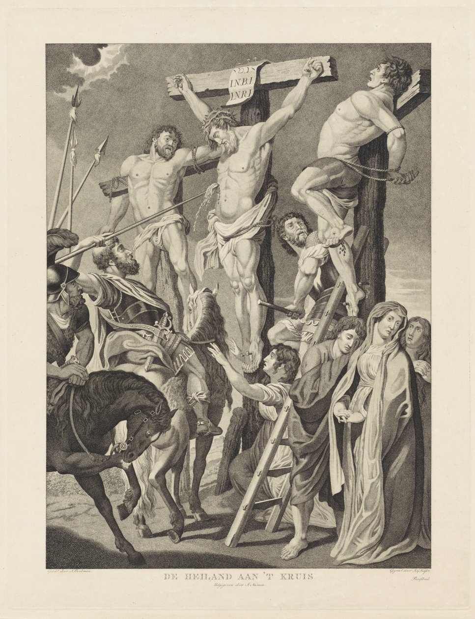 Crucificação
O Salvador na cruz (título sobre o objecto) de Jan Gerritsz. Visser