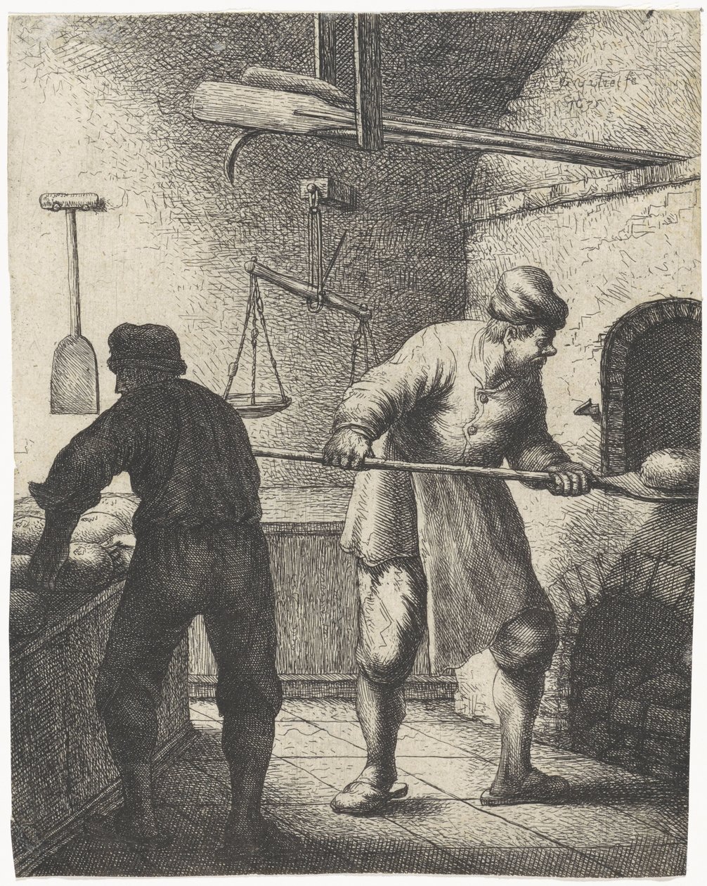 padeiro Ocupações (título da série) de Jan Gillisz. van Vliet
