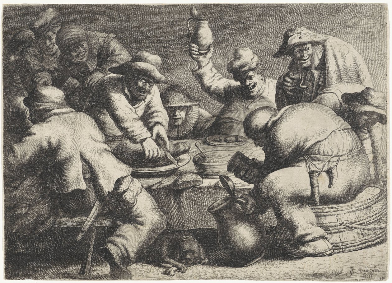 Refeição do fazendeiro de Jan Gillisz. van Vliet