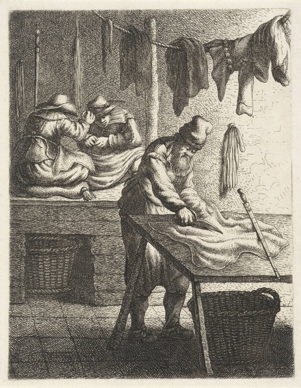 Alfaiate Ocupações (título da série) de Jan Gillisz. van Vliet
