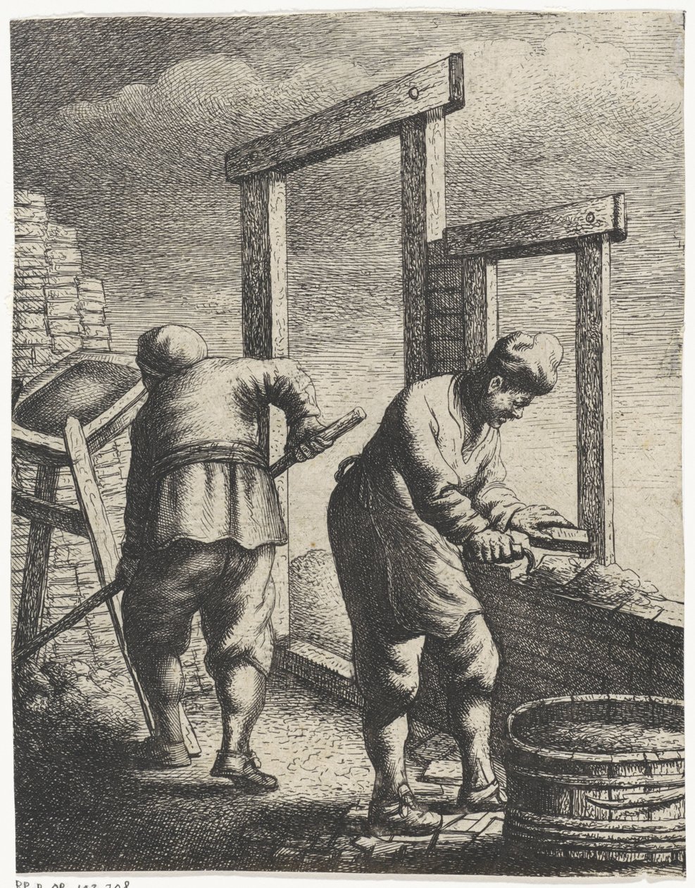 Tijolos
Profissões (título da série) de Jan Gillisz. van Vliet