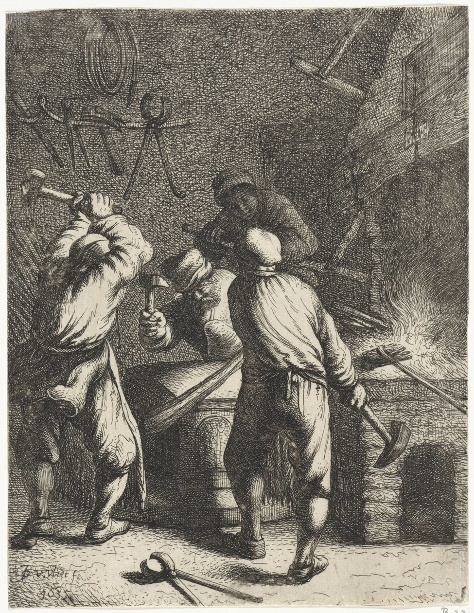Ferreiros
Profissões (título da série) de Jan Gillisz. van Vliet