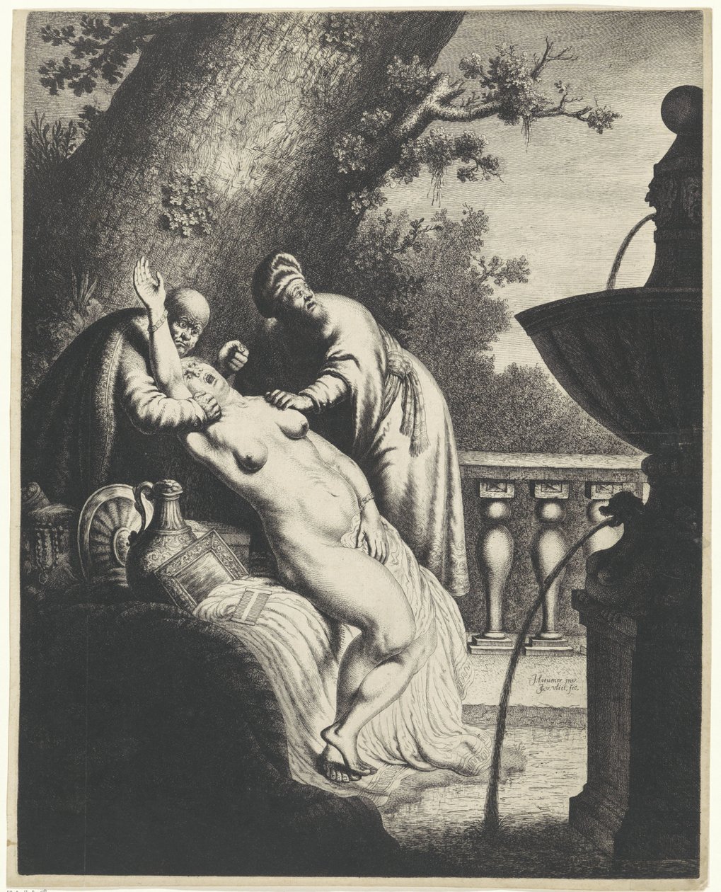 Susana e os Anciãos de Jan Gillisz. van Vliet