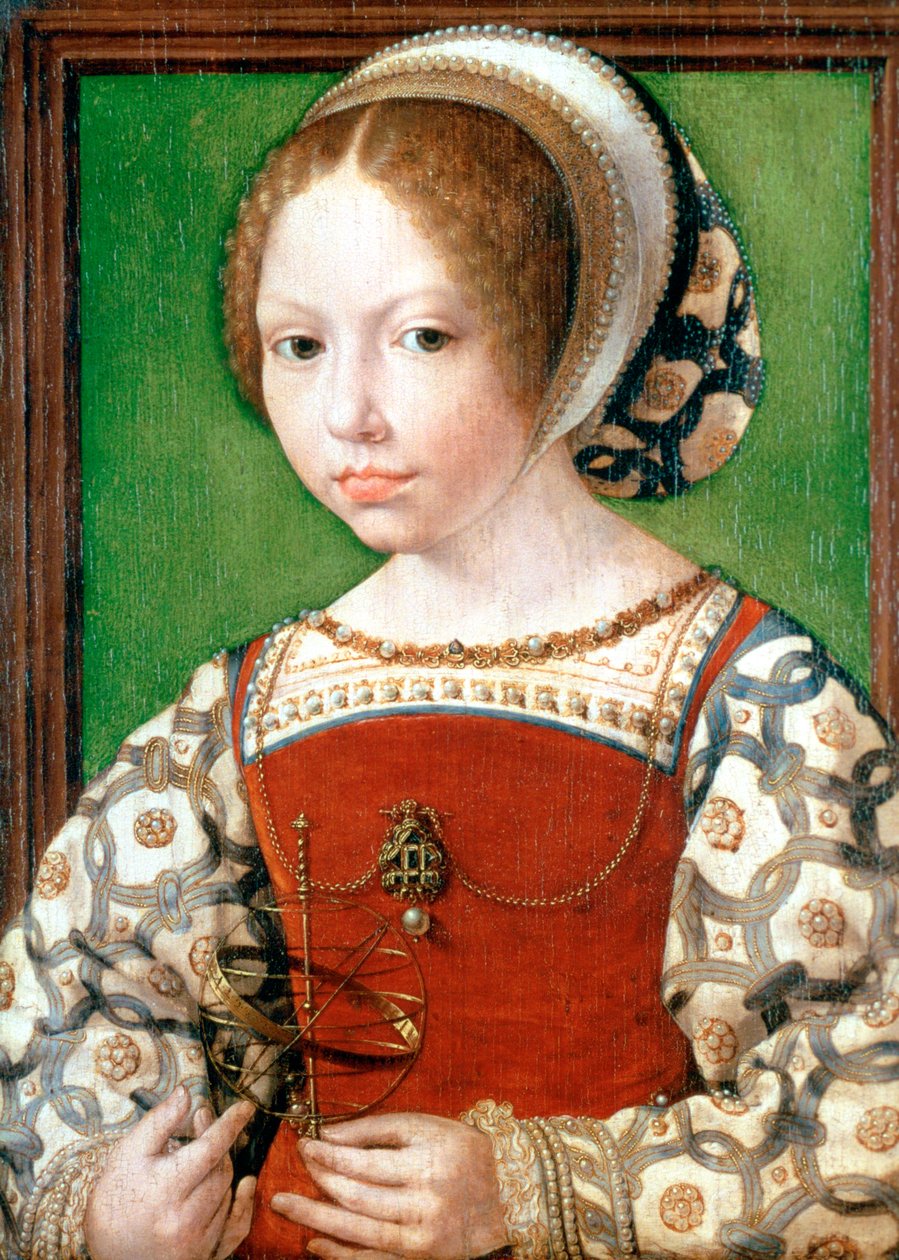 Uma garotinha, c1520 de Jan Gossaert