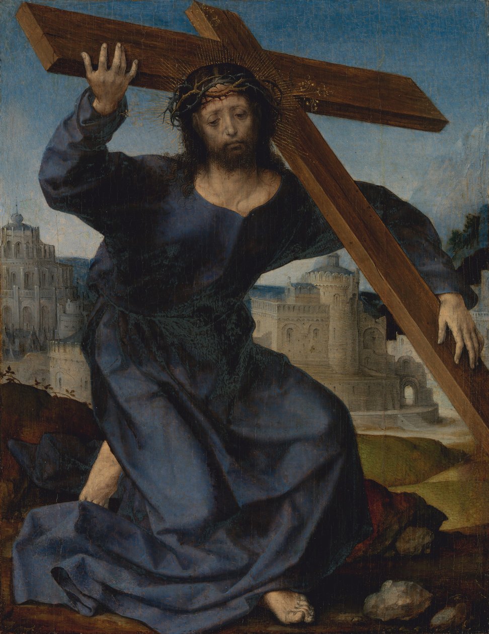 Cristo carregando a cruz, ca. 1520-25. de Jan Gossaert