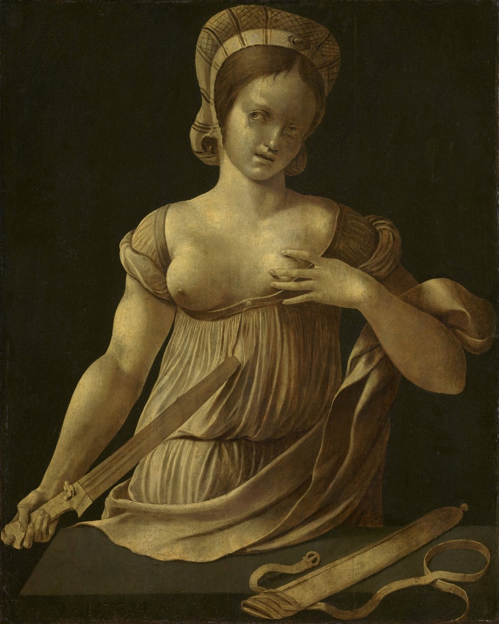 Lucretia, 1534 de Jan Gossaert