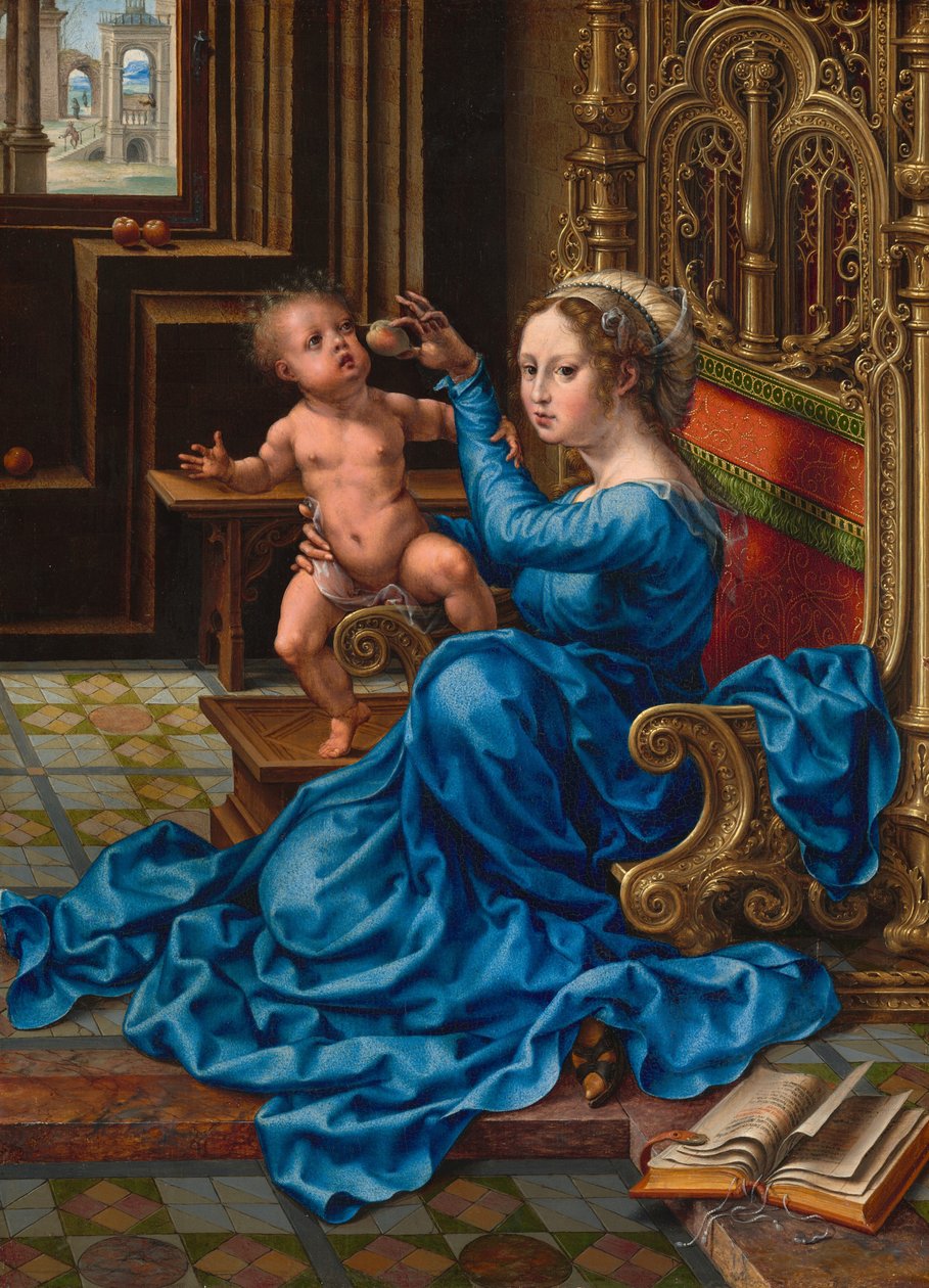 Madonna e Child, c. 1532. de Jan Gossaert