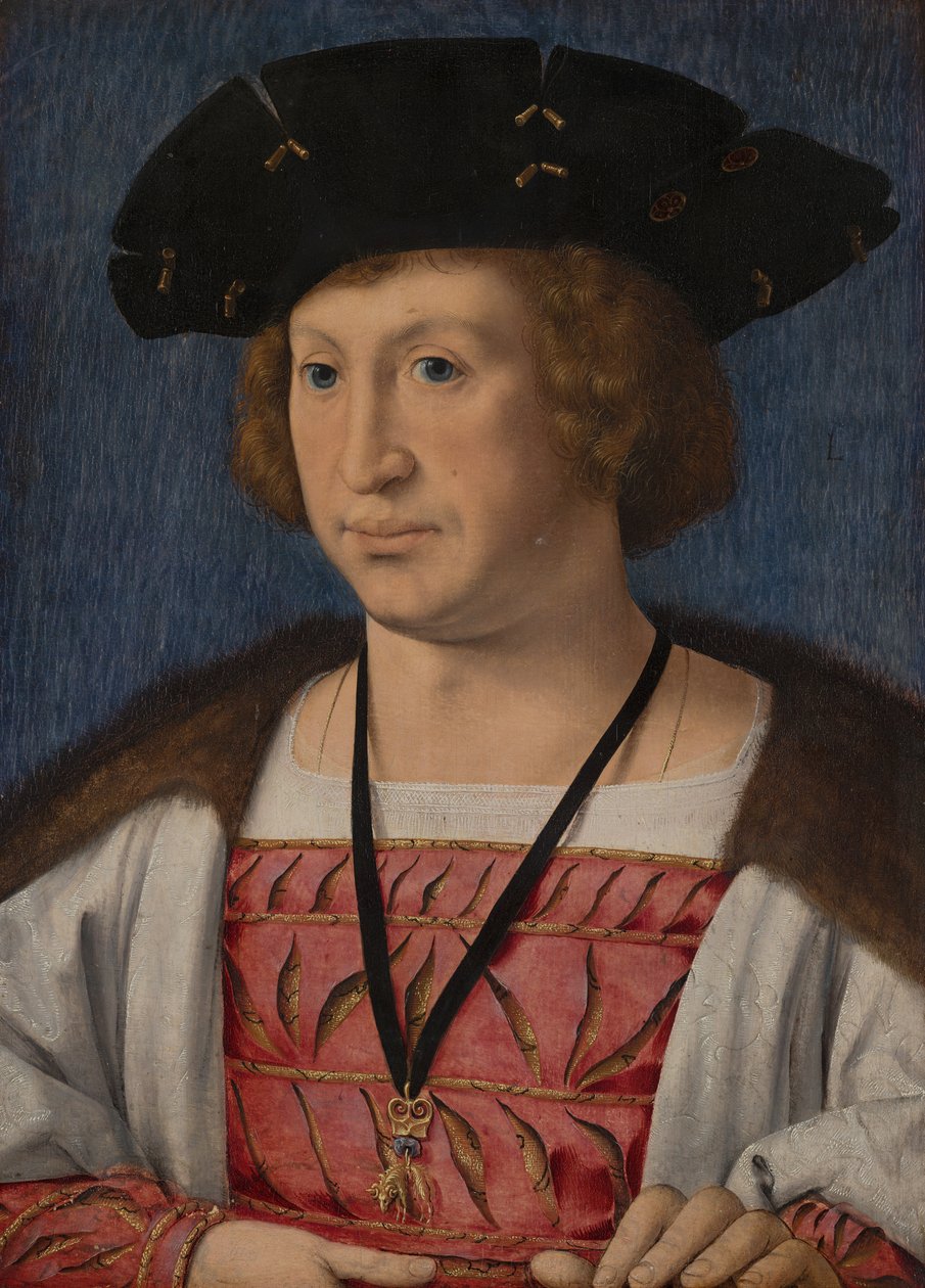 Retrato de Floris van Egmond (1469-1539), conde de Buren e Leerdam de Jan Gossaert