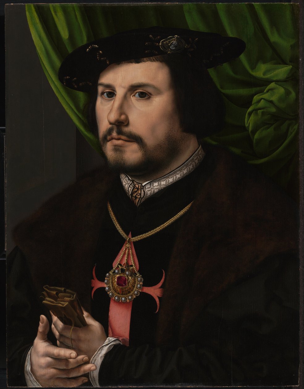 Retrato de Francisco de los Cobos e Molina, ca 1530 de Jan Gossaert
