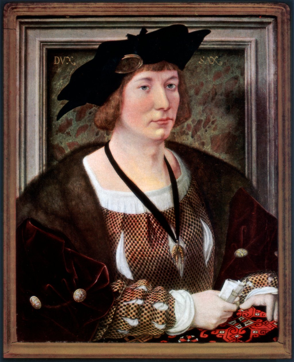 Retrato de Hendrik III, conde de Nassau-Breda, c1516-1517, 1927 de Jan Gossaert