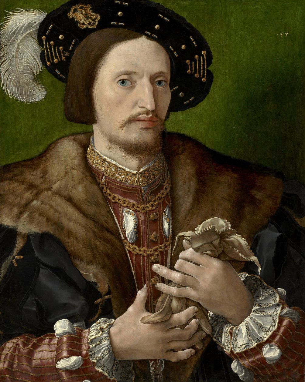 Retrato de um cavalheiro, c.1530 de Jan Gossaert