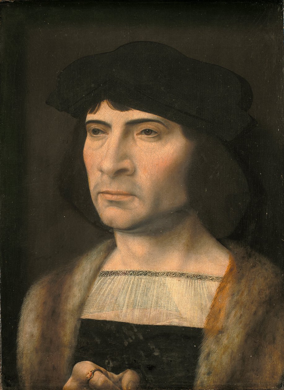 Retrato de um homem, 1493-1532 de Jan Gossaert