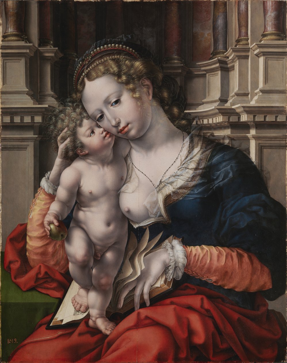 Virgem e o Menino de Jan Gossaert